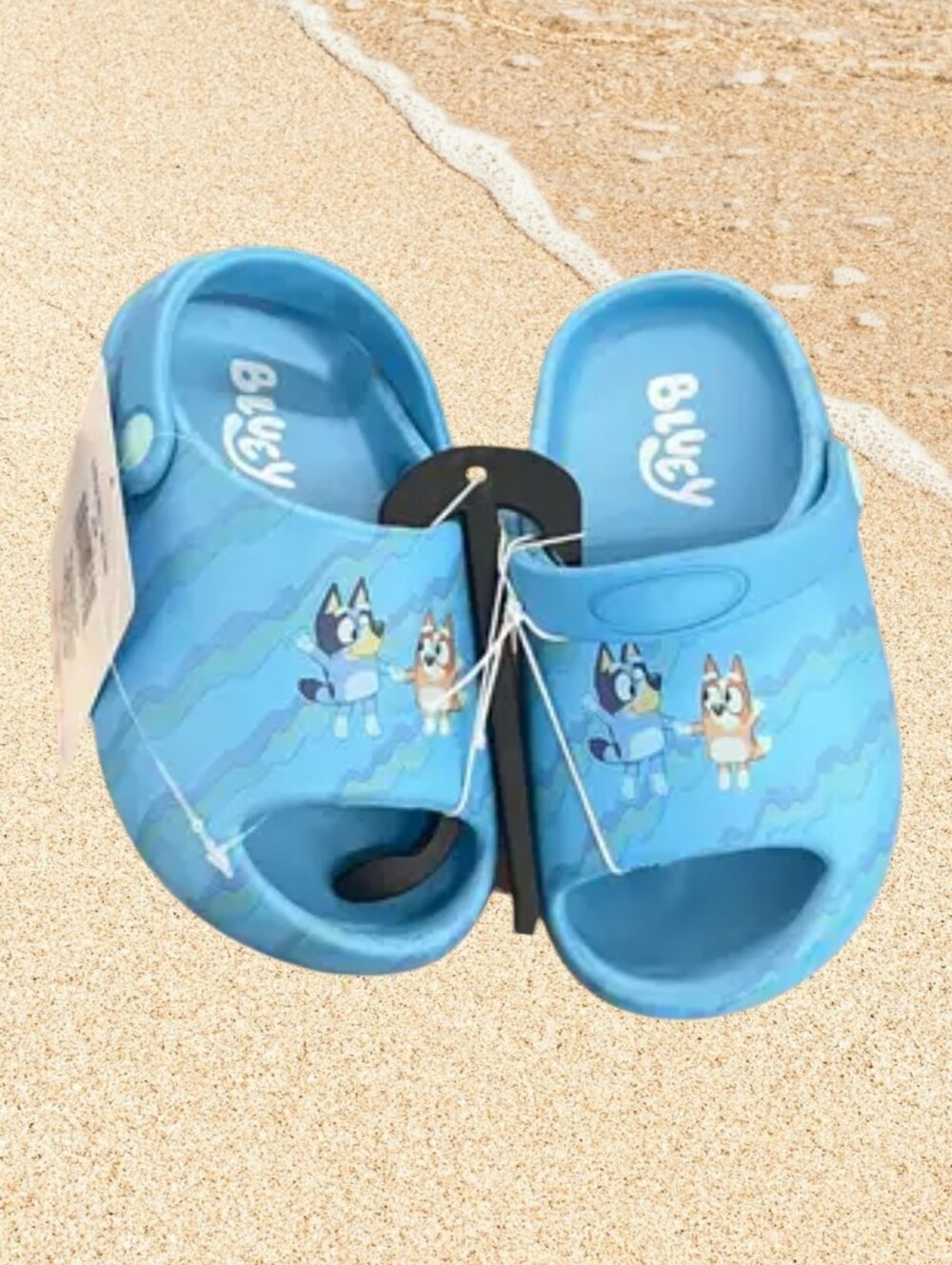 Bluey Toddler Sandals Blue Slides Kids Cartoon Shoes New